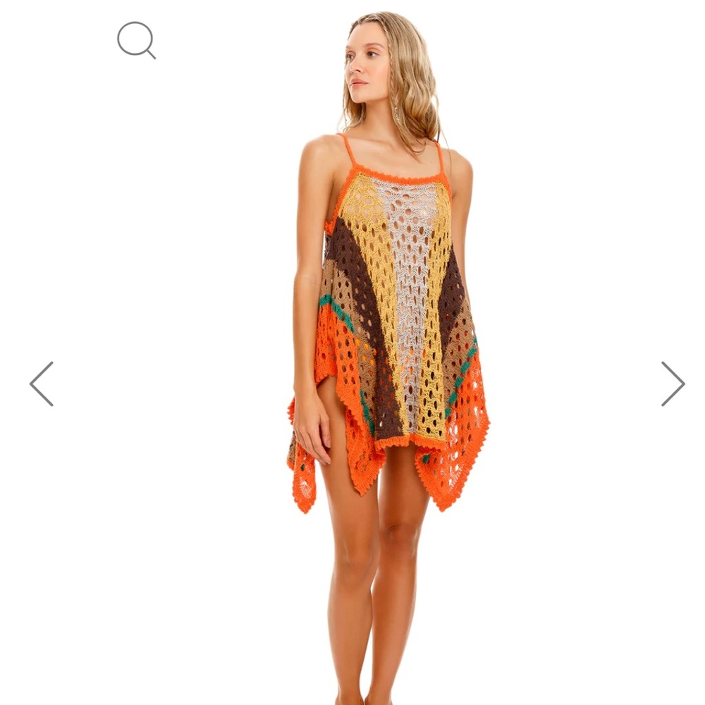 Agua Bendita Crochet coverup NWT